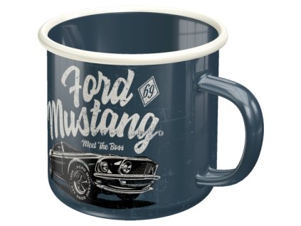 Plechový hrnček - Ford Mustang( Meet The Boss)