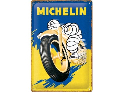 Plechová ceduľa - Michelin 20x30cm