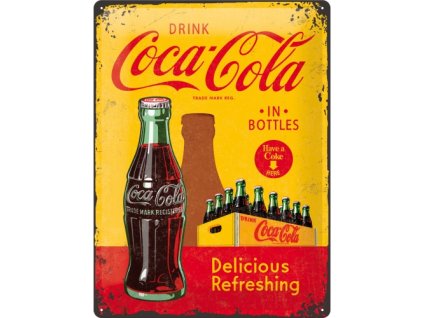 Plechová ceduľa - Coca-cola (Have a coke) 30x40cm
