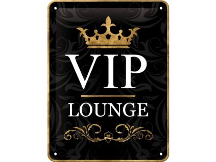 Plechová ceduľa - VIP (Lounge) 15x20cm