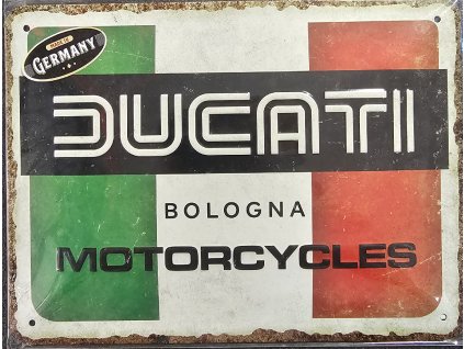 Plechová ceduľa - Ducati motorcycles 15x20cm
