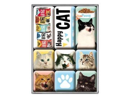 Set magnetov (Happy cat)
