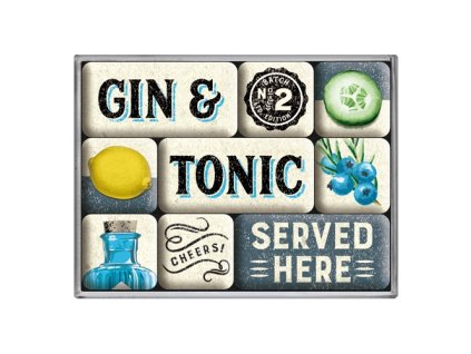Set magnetov Gin&Tonic (Retro)