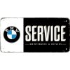 Plechová ceduľa závesná - BMW (Service) 10x20cm