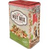 Plechová dóza s klipom - Nut mix