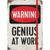 Zápisník - Warning(genius at work)