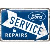 Plechová ceduľa - Ford (Service & repairs) 20x30cm