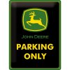 Plechová ceduľa - John Deere (Parking only) 15x20cm