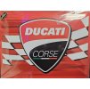 Plechová ceduľa - Ducati (corse) 30x40 cm