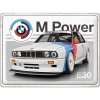 Plechová ceduľa - BMW  (M-power E30) 30x40 cm