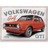Plechová ceduľa - VW (Golf GTI 1976) 30x40 cm