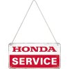 Plechová ceduľa závesná - Honda (service) 10x20cm