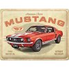 Plechová ceduľa - Ford Mustang (červený) 15x20cm