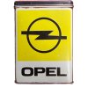 Plechová dóza L Opel