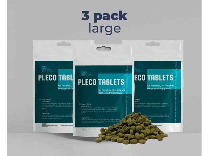 Pleco tablety 3x výhodné balení 100g