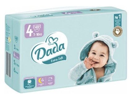 Dada Extra Soft 4, 7-16 kg 48 ks