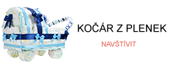 Kočárek s plenek