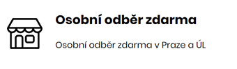 Osobní odběr zdarma
