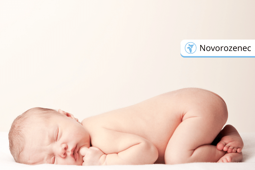 Péče o zadeček novorozence