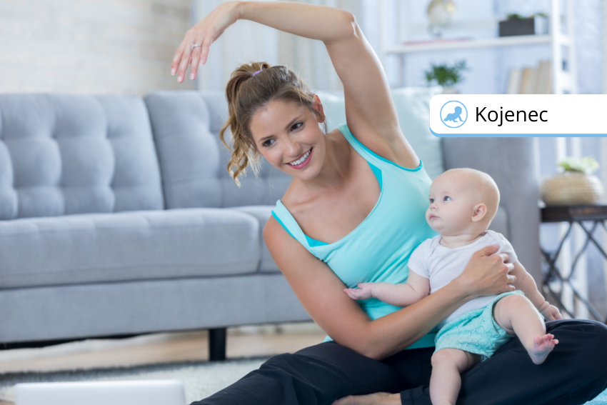 První cvičení s kojencem