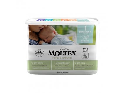Moltex Pure & Nature 1 Newborn, 2-4 kg, 22 ks  (22 ks)