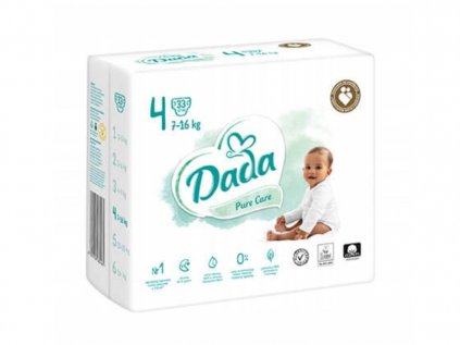 Dada Pure Care vel. 4, 7-16 kg, 33 ks  (33 ks)