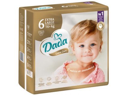 Dada Extra Care 6 Extra Large, 16+ kg, 26 ks