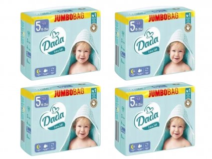 4x - Dada JUMBOBAG Extra Soft 5 Junior, 15-25 kg, 68 ks