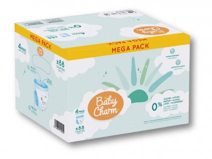 Baby Charm Super Dry Flex Pants 4 Maxi, 9-15 kg, 88 ks