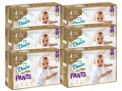 6x - Dada Pants Extra Care 4 Maxi, 8-15 kg, 39 ks