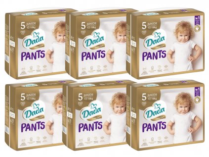 6x - Dada Pants Extra Care 5 Junior, 12-18 kg, 35 ks