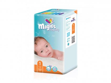 Magics Flexidry 1 Newborn, 2-5 kg, 50 ks