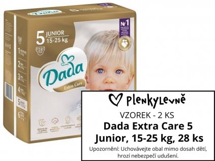 Vzorek plen - Dada Extra Care 5 Junior, 15-25 kg, 2 ks  (2 ks)