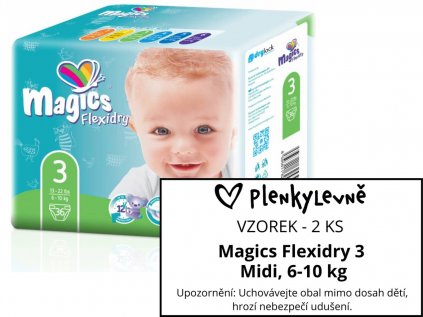 Vzorek plen - Magics Flexidry 3 Midi, 6-10 kg, 2 ks  (2 ks)