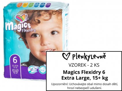 Vzorek plen - Magics Flexidry 6 Extra Large, 15+ kg, 2 ks  (2 ks)