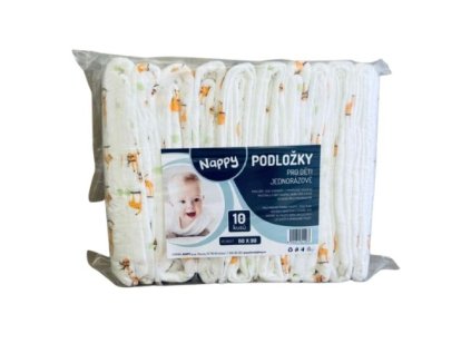 Přebalovací podložky Nappy - 60x90 cm, 10 ks