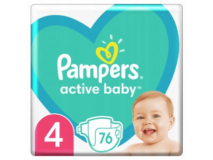 Pampers Pieluchy Active Baby 4 Maxi 76 szt