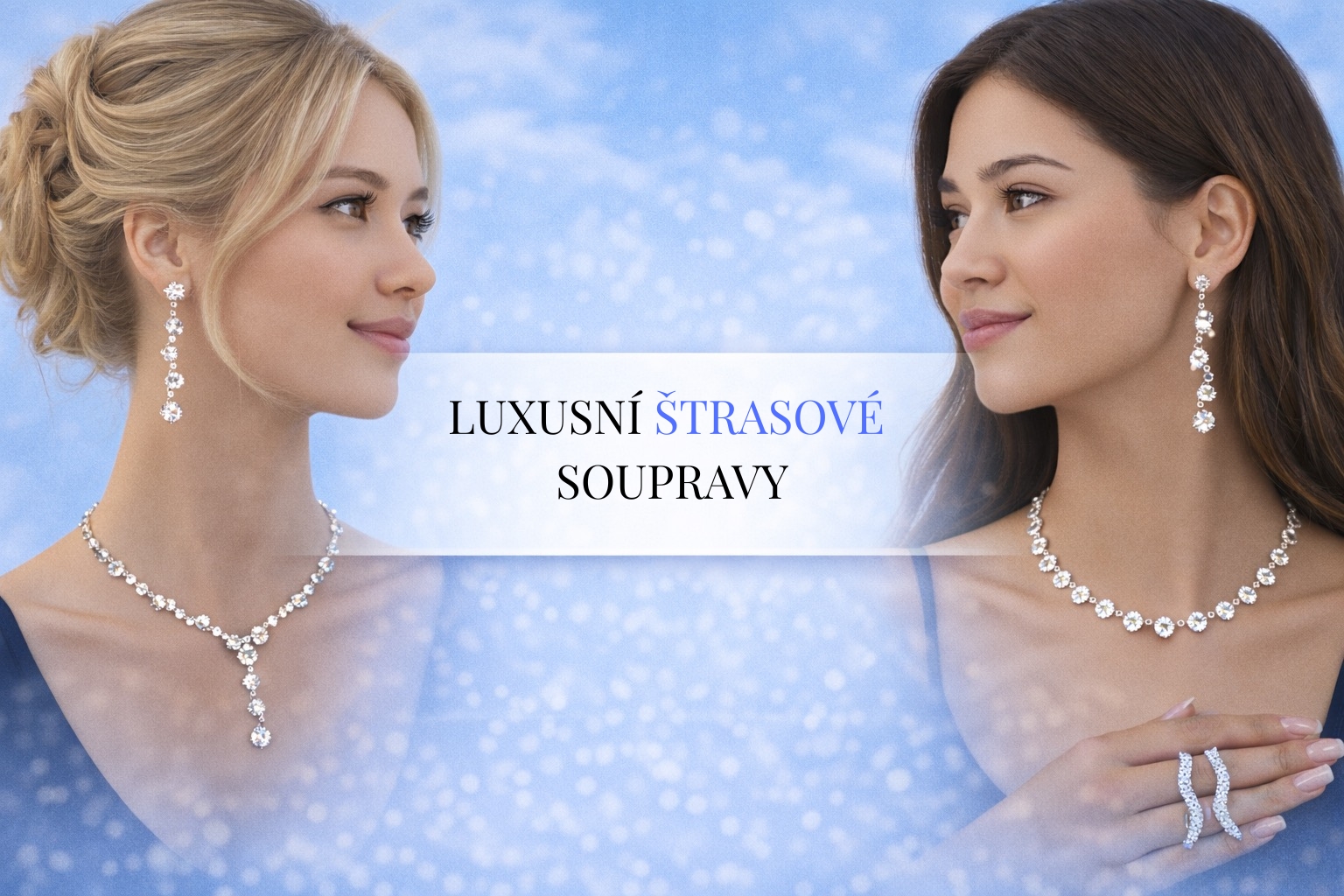 Štrasové sady a soupravy