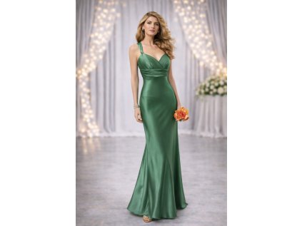 luxusní zelené společenské šaty Alfred Angelo - originální model 7071