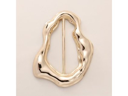 luxusní zlatá ozdoba na společenský přehoz