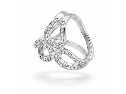 stříbrná elegantní společenská ozdoba na šál