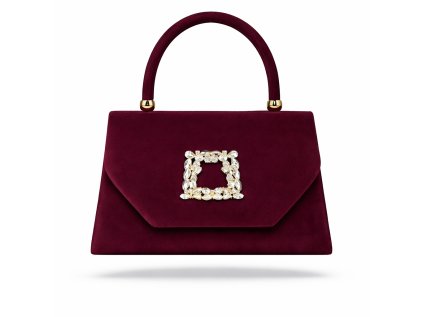 vínová společenská kabelka Giulia