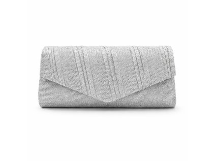 stříbrná společenská kabelka Drusilla