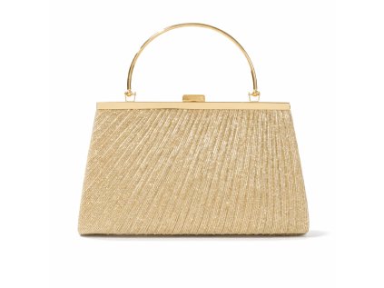 luxusní zlatá společenská kabelka Sofia