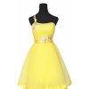 sexy zlute polodlouhe plesove spolecenske saty na jedno rameno carmen m l 2