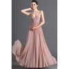 luxusni lososove plesove spolecenske saty rose xs m
