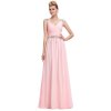 svetle ruzove dlouhe plesove saty na raminka lota l xl 4