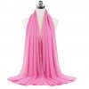 růžový společenský šál k šatům