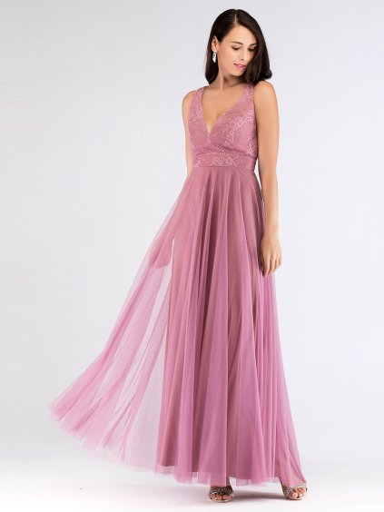 Dámské elegantní dlouhé šaty Ever Pretty 7503 (* Velikost 5XL / 50 / 18 / 22)
