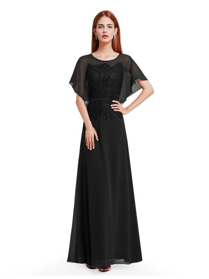 Ever Pretty plesové šaty černá 8775 (* Velikost S / 36 / 04 / 08)